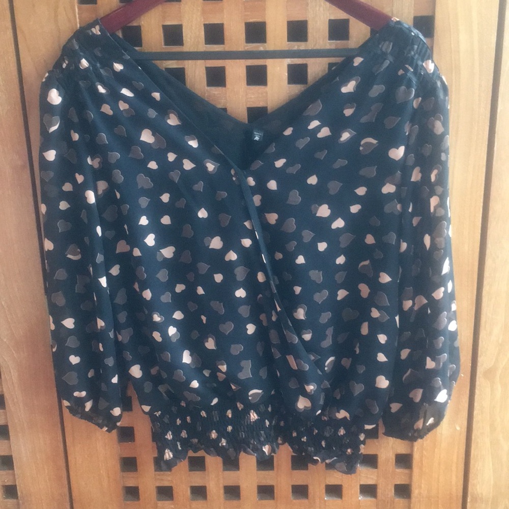 Cute Heart Blouse